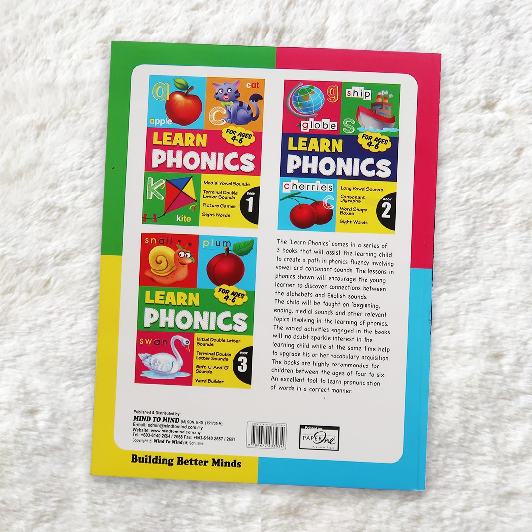 BK120 BUKU LEARN PHONICS BOOK 2 MommyHappy