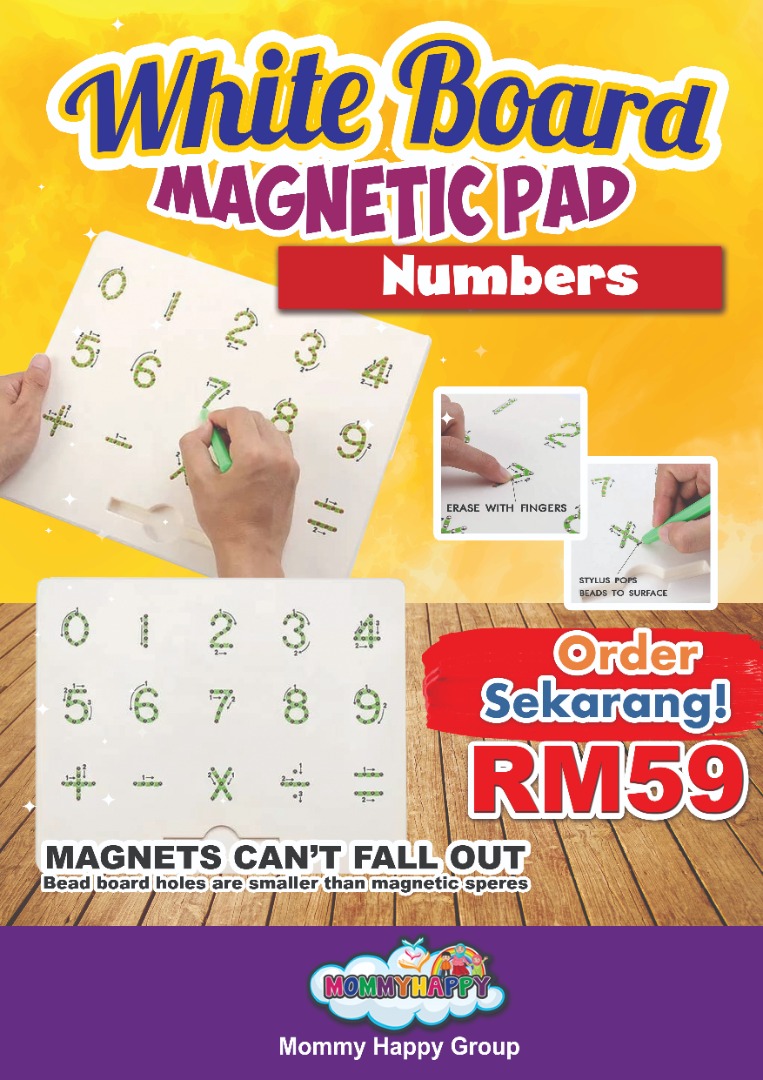 OKTET02 WHITE BOARD NUMBERS MommyHappy