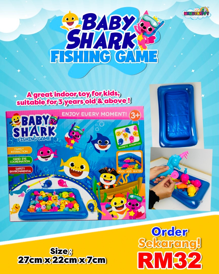 BABY SHARK FISHING GAME MommyHappy