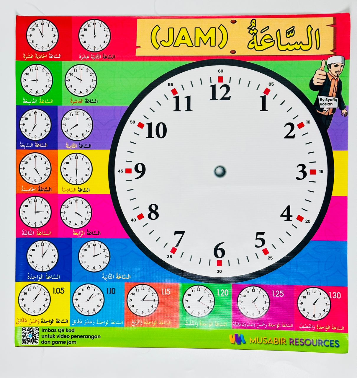 POSTER JAM & BAHASA ARAB UPKK MommyHappy